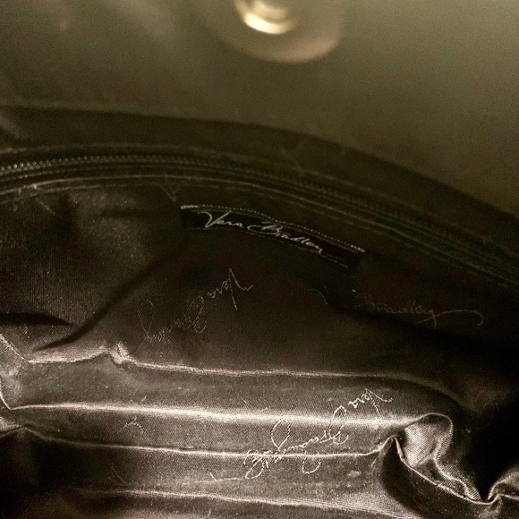 Classy Vera Bradley Chocolate Brown Diamond Quilted Bag - Picture 8 of 9